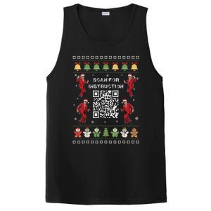 Qr Trump Dance Code President Scan For Instruction Christmas PosiCharge Competitor Tank