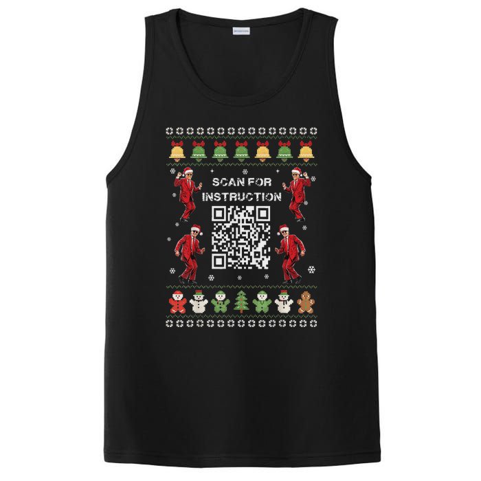 Qr Trump Dance Code President Scan For Instruction Christmas PosiCharge Competitor Tank