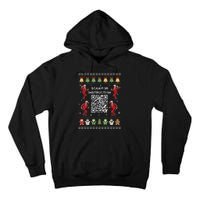 Qr Trump Dance Code President Scan For Instruction Christmas Tall Hoodie