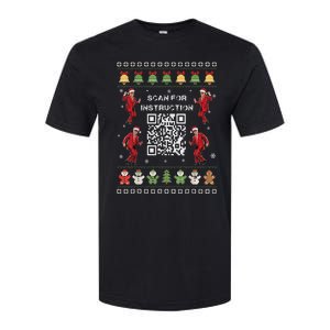 Qr Trump Dance Code President Scan For Instruction Christmas Softstyle CVC T-Shirt