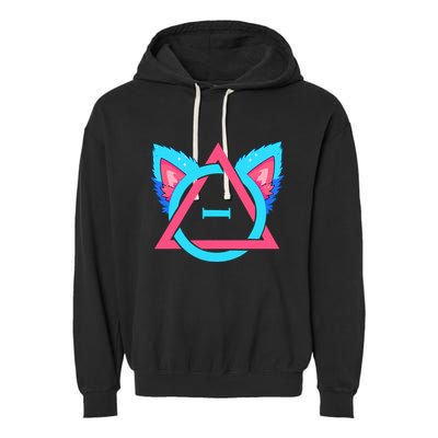 Quadrobics Therian Ears And Paws Therianthropy Quads Garment-Dyed Fleece Hoodie