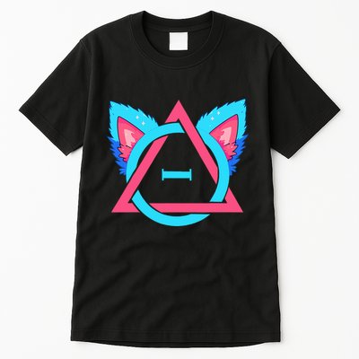 Quadrobics Therian Ears And Paws Therianthropy Quads Tall T-Shirt