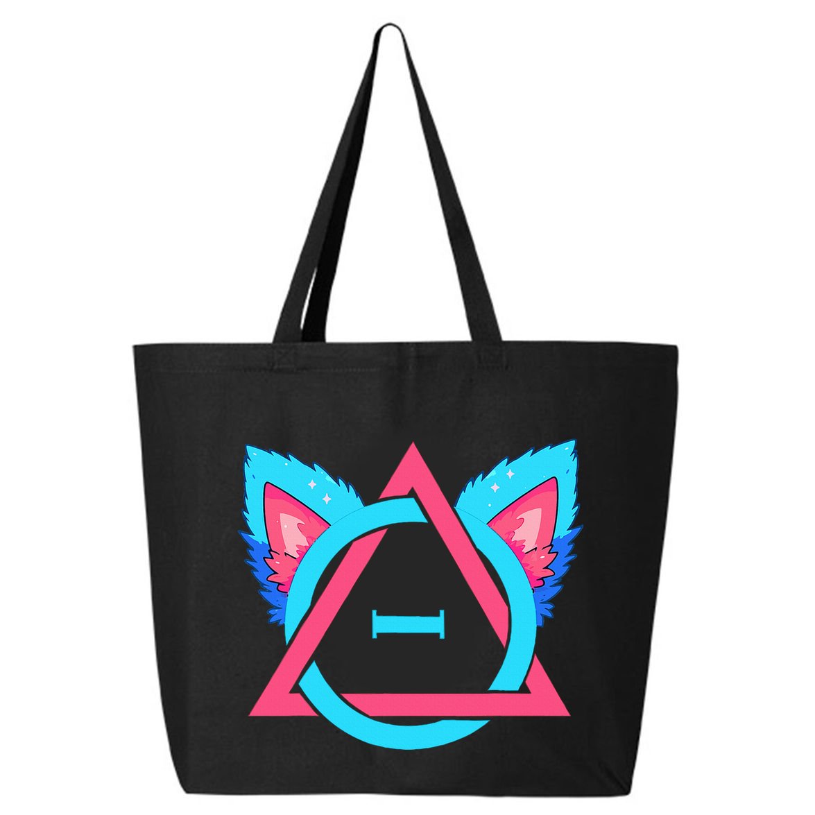 Quadrobics Therian Ears And Paws Therianthropy Quads 25L Jumbo Tote