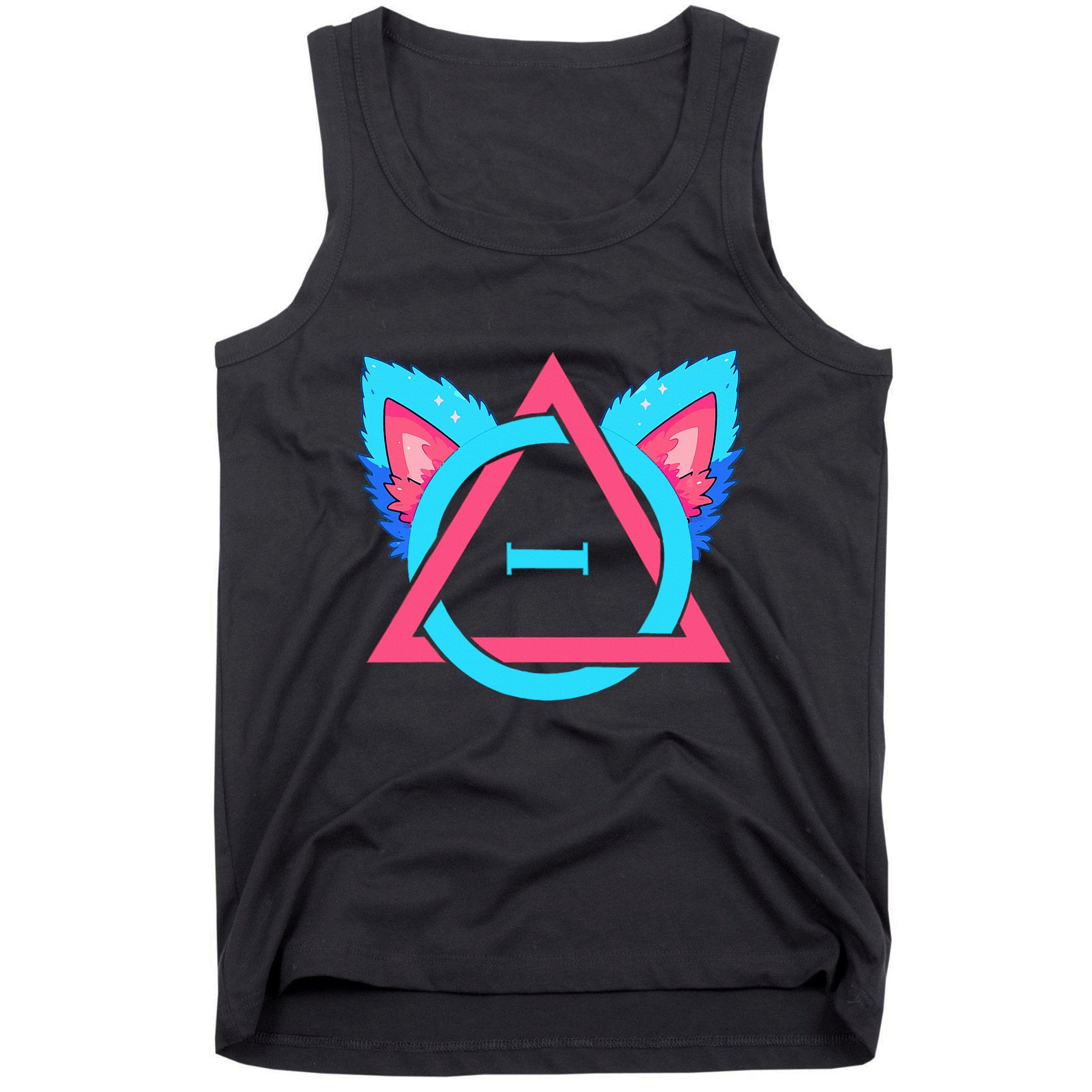Quadrobics Therian Ears And Paws Therianthropy Quads Tank Top