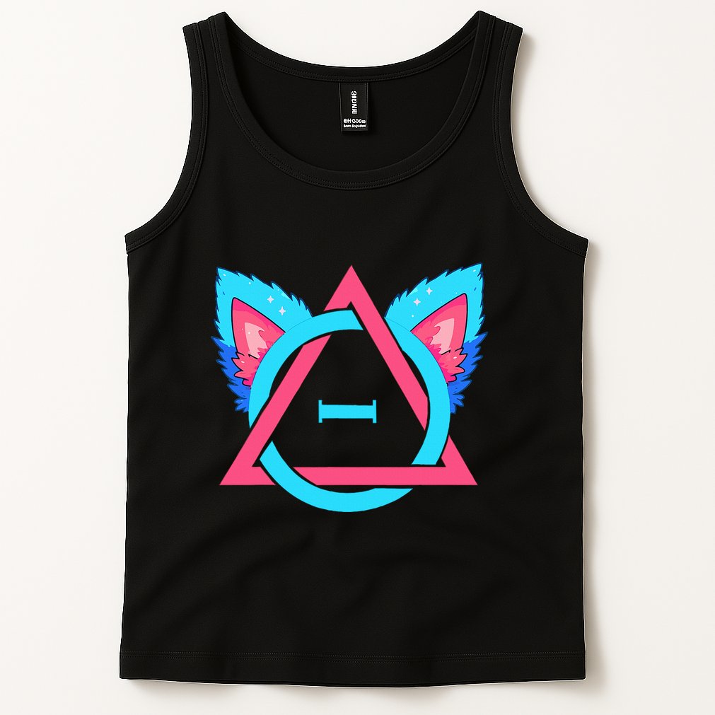 Quadrobics Therian Ears And Paws Therianthropy Quads Tank Top