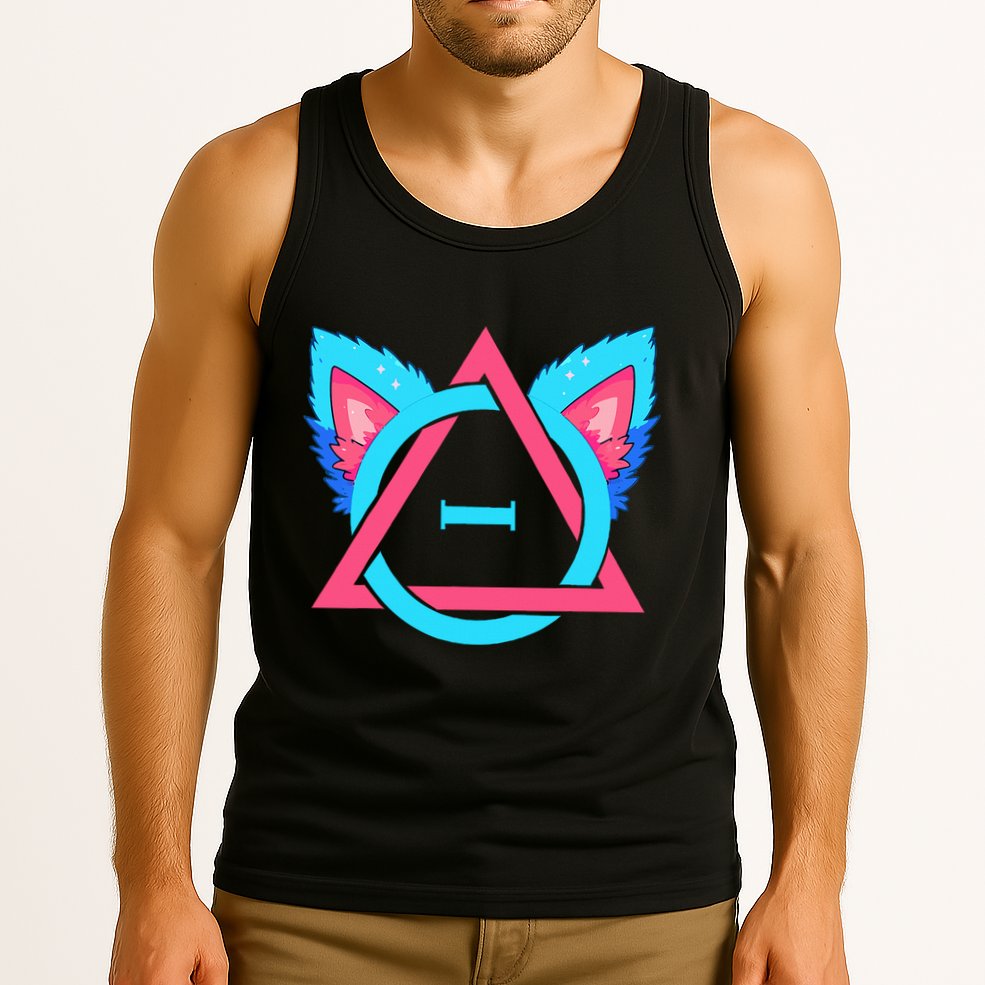 Quadrobics Therian Ears And Paws Therianthropy Quads Tank Top