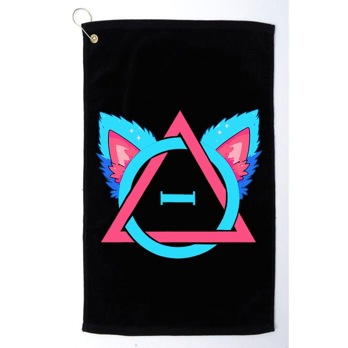 Quadrobics Therian Ears And Paws Therianthropy Quads Golf Towel