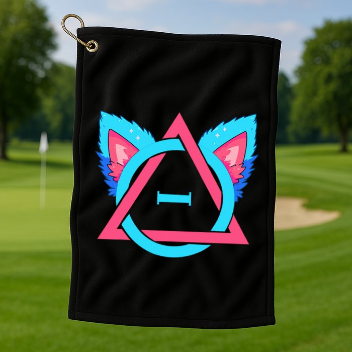 Quadrobics Therian Ears And Paws Therianthropy Quads Golf Towel