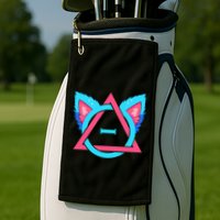 Quadrobics Therian Ears And Paws Therianthropy Quads Golf Towel
