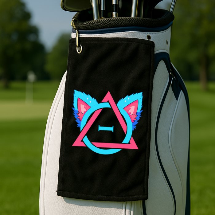 Quadrobics Therian Ears And Paws Therianthropy Quads Golf Towel