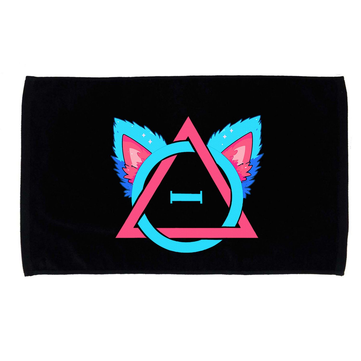 Quadrobics Therian Ears And Paws Therianthropy Quads Microfiber Hand Towel