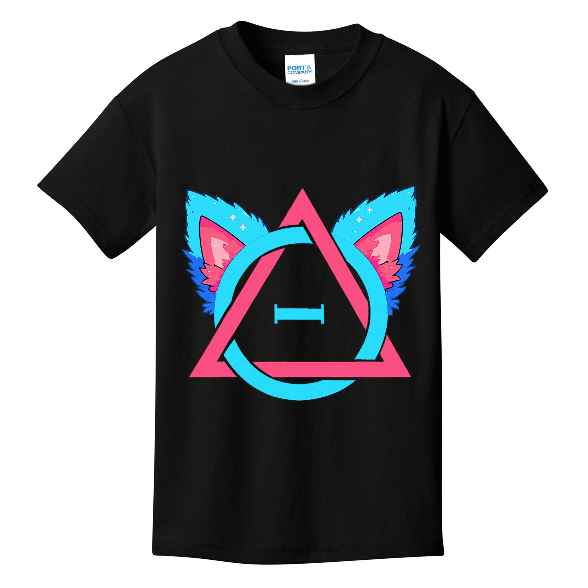 Quadrobics Therian Ears And Paws Therianthropy Quads Kids T-Shirt
