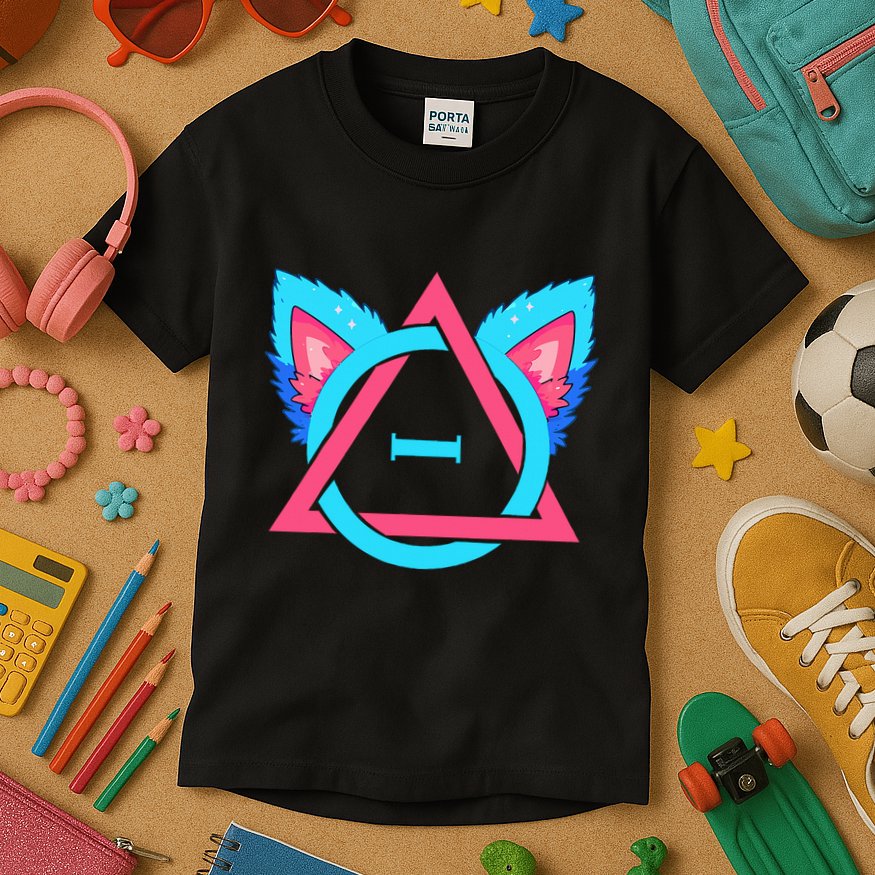Quadrobics Therian Ears And Paws Therianthropy Quads Kids T-Shirt