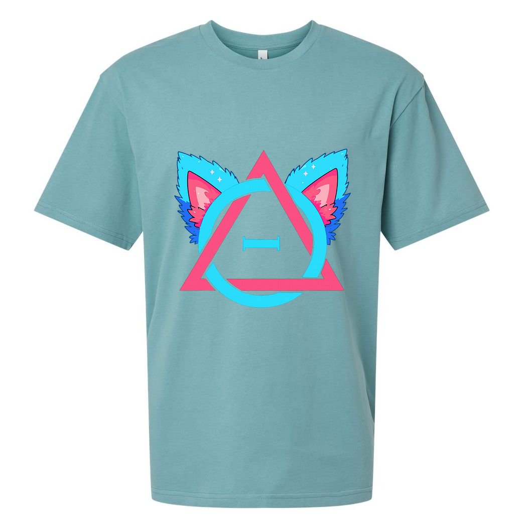 Quadrobics Therian Ears And Paws Therianthropy Quads Sueded Cloud Jersey T-Shirt