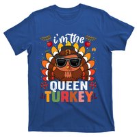 Queen Turkey Family Matching Group Thanksgiving Day Pilgrim Gift T-Shirt