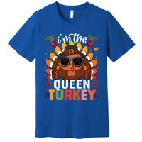 Queen Turkey Family Matching Group Thanksgiving Day Pilgrim Gift Premium T-Shirt