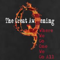 QAnon The Great Awakening American Flag Rabbit Gift 7 Panel Mesh Trucker Snapback Hat