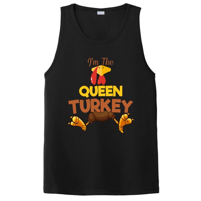 Queen Turkey Matching Family Group Thanksgiving Gifts  PosiCharge Competitor Tank