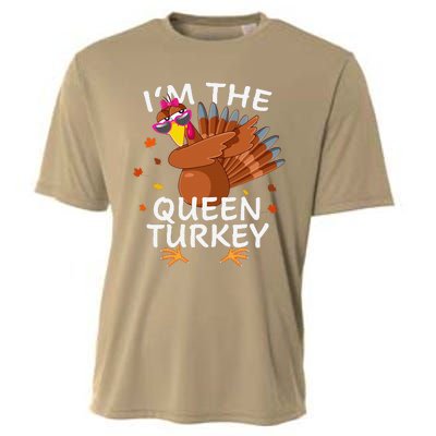 Queen Turkey Matching Outfit Thanksgiving Pajamas Family Cooling Performance Crew T-Shirt