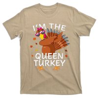 Queen Turkey Matching Outfit Thanksgiving Pajamas Family T-Shirt