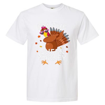 Queen Turkey Matching Outfit Thanksgiving Pajamas Family Garment-Dyed Heavyweight T-Shirt