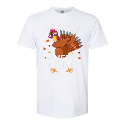 Queen Turkey Matching Outfit Thanksgiving Pajamas Family Softstyle CVC T-Shirt