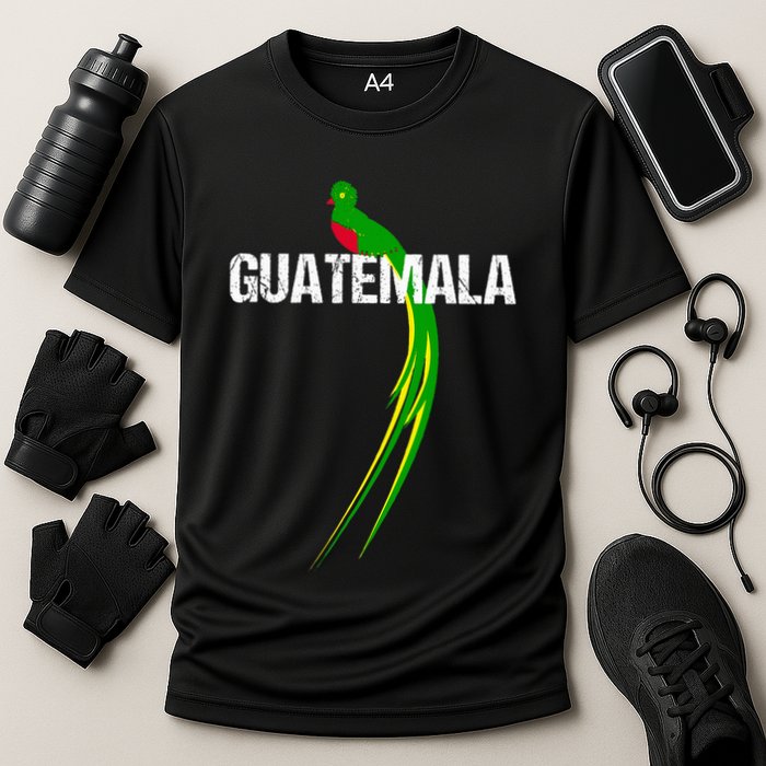 Quetzal The National Bird Of Guatemala Cooling Performance Crew T-Shirt