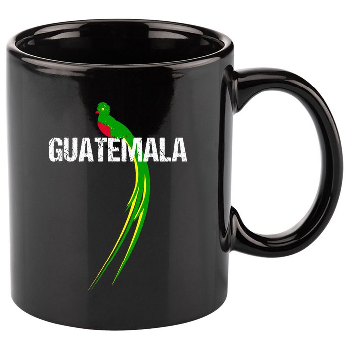 Quetzal The National Bird Of Guatemala 11oz C Handle Ceramic Mug