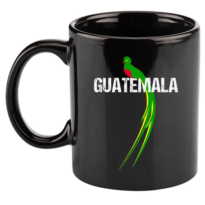 Quetzal The National Bird Of Guatemala 11oz C Handle Ceramic Mug