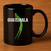 Quetzal The National Bird Of Guatemala 11oz C Handle Ceramic Mug