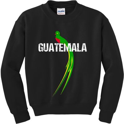 Quetzal The National Bird Of Guatemala Kids Sweatshirt