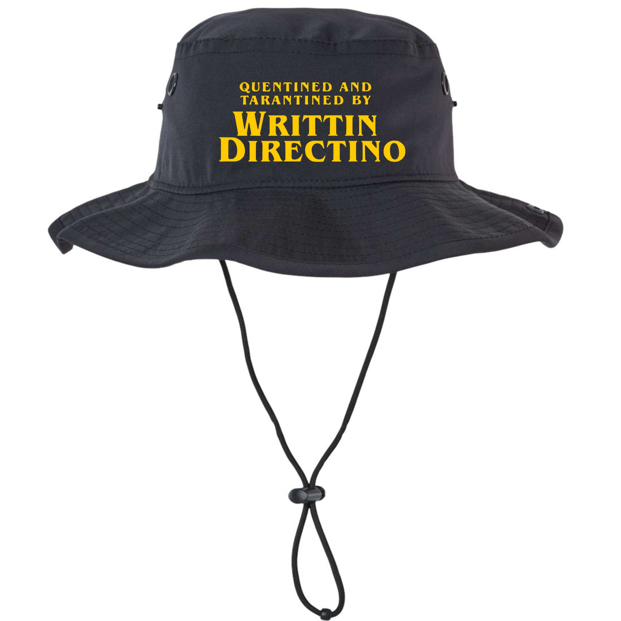Quentined Tarantined Writtin Directino Bucket Hat
