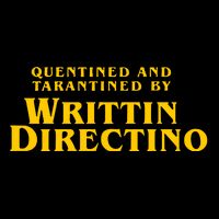 Quentined Tarantined Writtin Directino Cropped Pullover Crew