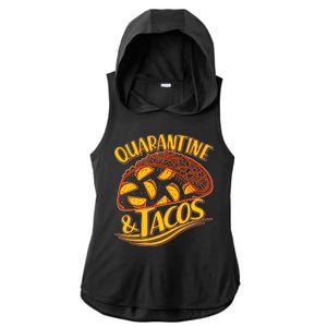 Quarantine & Tacos Ladies PosiCharge Tri-Blend Wicking Draft Hoodie Tank