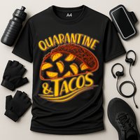 Quarantine & Tacos Cooling Performance Crew T-Shirt