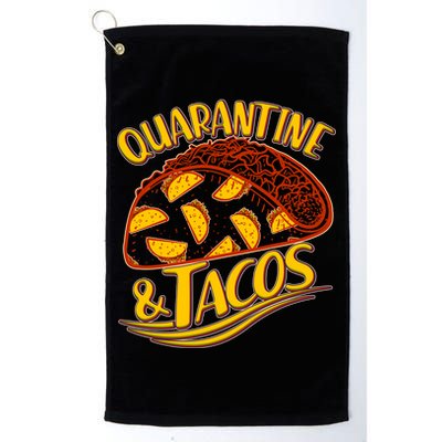 Quarantine & Tacos Golf Towel