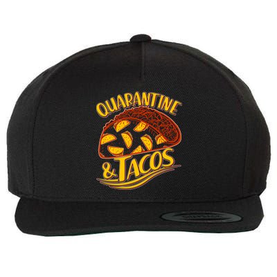 Quarantine & Tacos Wool Snapback Cap