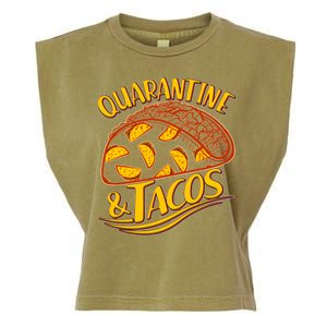 Quarantine & Tacos Garment-Dyed Women's Muscle Tee