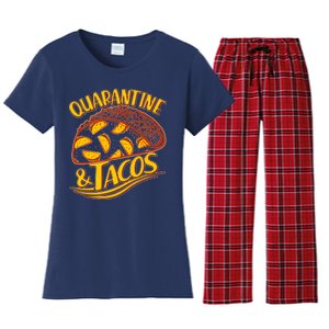 Quarantine & Tacos Women's Flannel Pajama Set