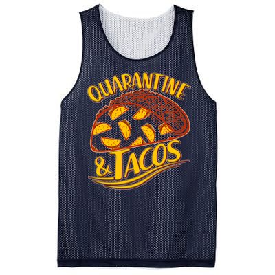 Quarantine & Tacos Mesh Reversible Basketball Jersey Tank