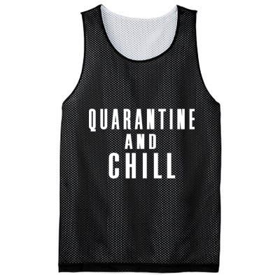 Quarantine And Chill Mesh Reversible Basketball Jersey Tank