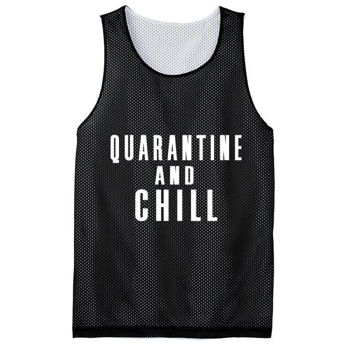 Quarantine And Chill Mesh Reversible Basketball Jersey Tank