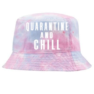 Quarantine And Chill Tie-Dyed Bucket Hat