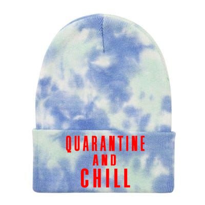 Quarantine And Chill Tie Dye 12in Knit Beanie