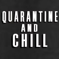 Quarantine And Chill Funny Golf Towel