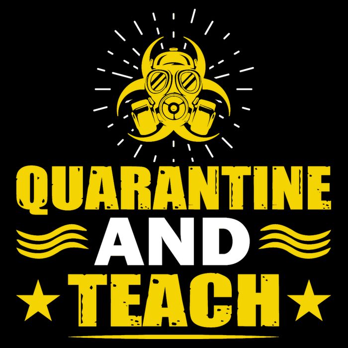 Quarantine And Teach Tie Dye Hoodie