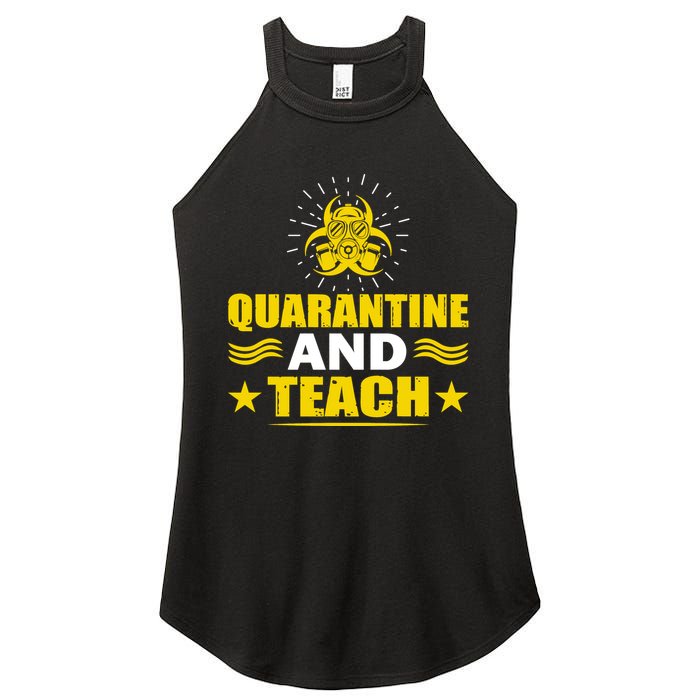 Quarantine And Teach Women's Perfect Tri Rocker Tank