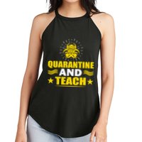 Quarantine And Teach Women's Perfect Tri Rocker Tank