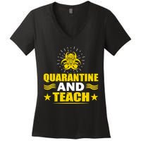 Quarantine And Teach Women's V-Neck T-Shirt