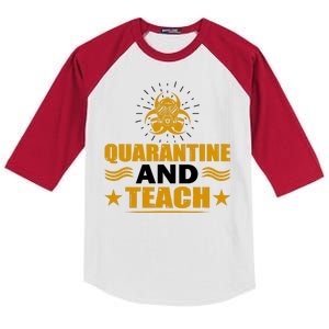 Quarantine And Teach Kids Colorblock Raglan Jersey